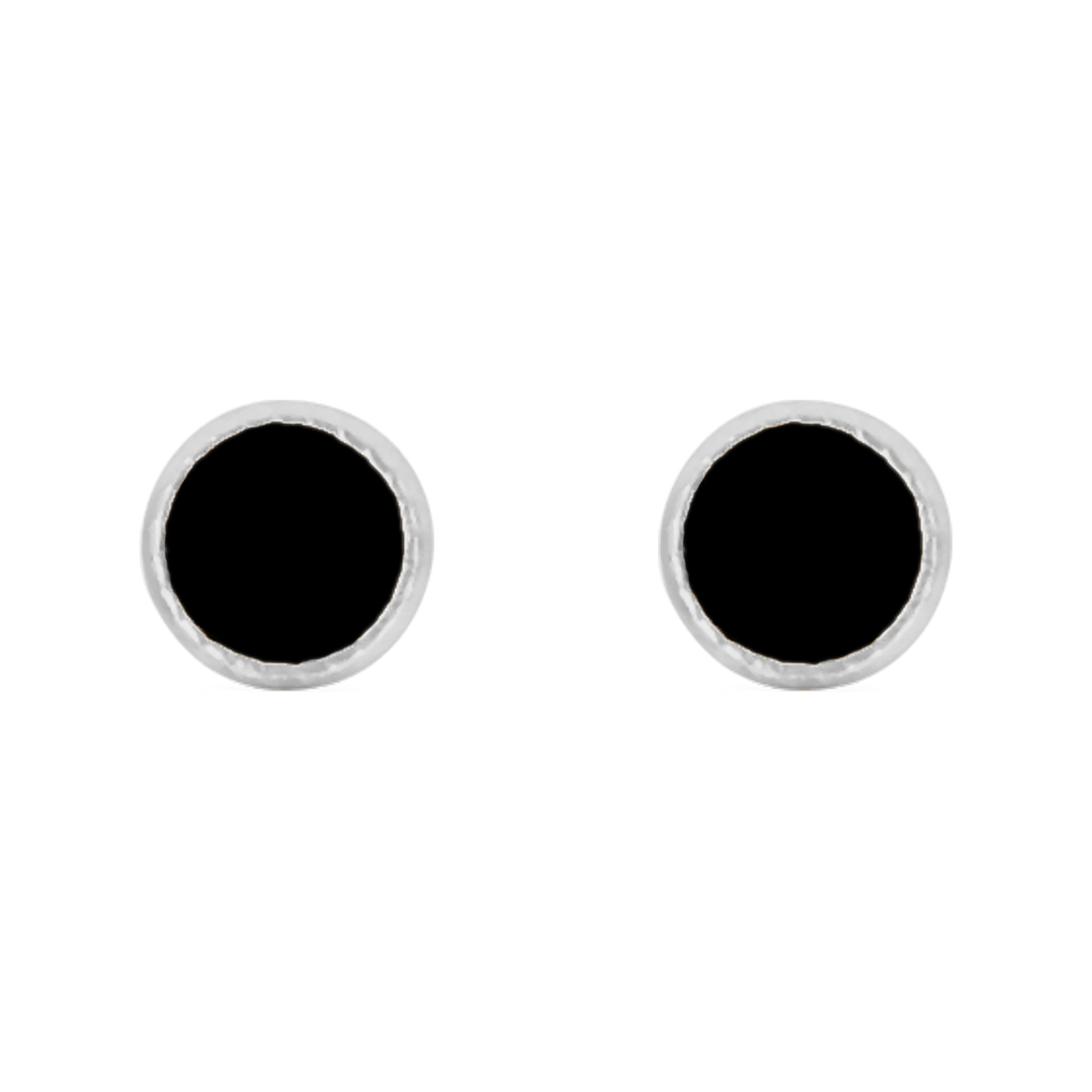 QPP Click Flat Round Enamel Black, Item no. CLK-FD14W / Short no. A47