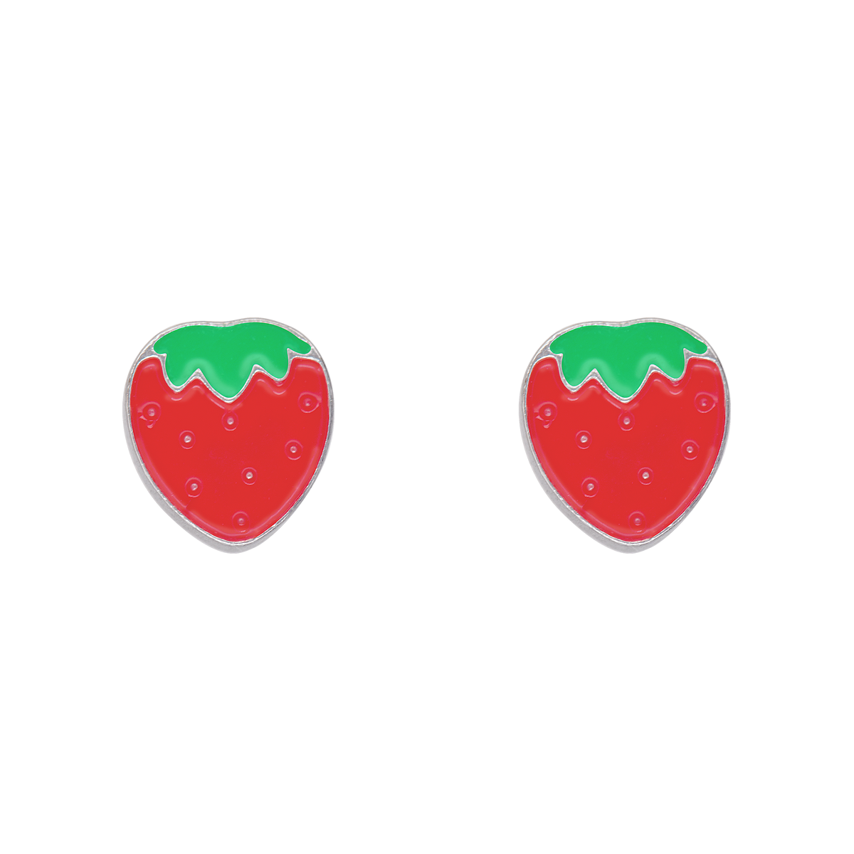 QPP Click Kids Strawberry Enamel Red, Item no. CLK-KSB01W / Short no. K35