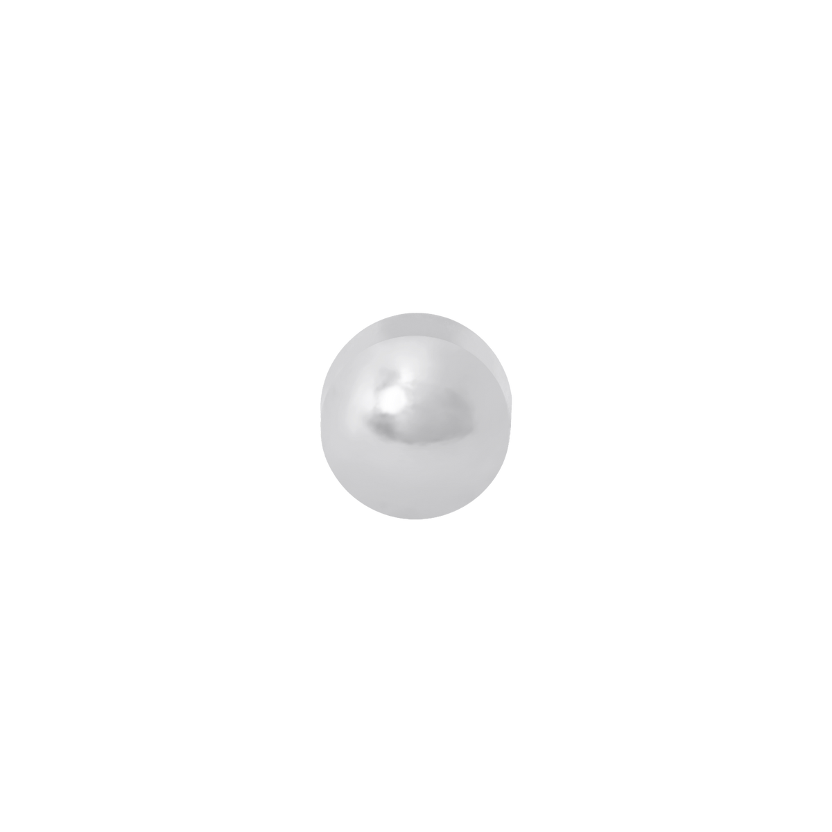 QPP Click Boule de piercing nasal de 3 mm, Numéro d'article CLK-NB00W / Numéro court A57