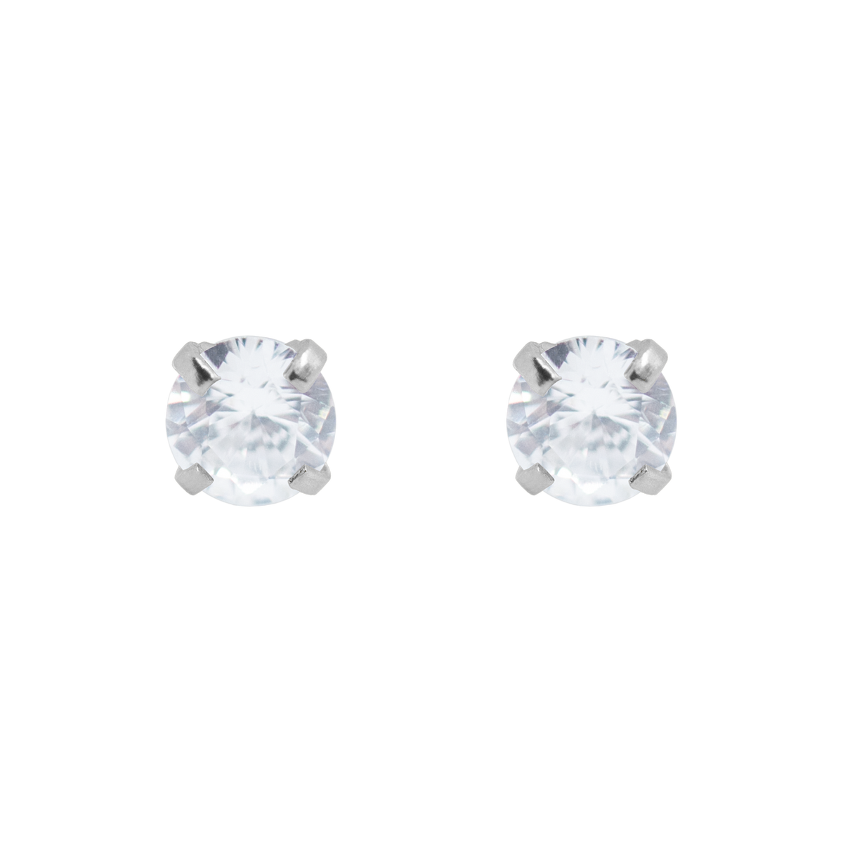 QPP Click 3mm Round White Cubic Zirconia, Item no. CLK-RCZ304W / Short no. A71